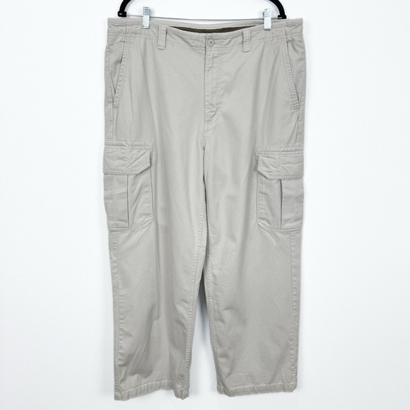 GAP Other - Vintage Y2K GAP Pants Mens 38x30 Beige Khaki‎ Cargo Loose Baggy Wide Skate 2000s